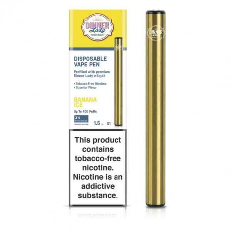 Dinner Lady Banana Ice Disposable Vape Pen